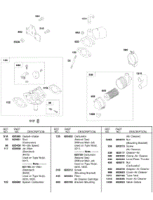 Gaseous / Natural Gas Mixer, Air Cleaner parts for Briggs & Stratton Engine 584447-0205-E2 from AppliancePartsPros.com