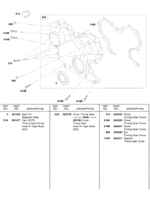 Gear Cover parts for Briggs & Stratton Engine 588447-0205-E2 from AppliancePartsPros.com