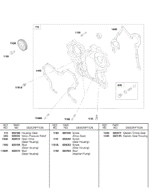 Gear Housing parts for Briggs & Stratton Engine 588447-0225-E2 from AppliancePartsPros.com