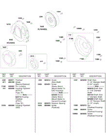 Flywheel Housing, Stub Shaft, Sae Flywheel parts for Briggs & Stratton Engine 588447-0305-E2 from AppliancePartsPros.com
