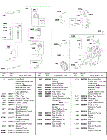 Fuel Filter, Fuel Injection Pump parts for Briggs & Stratton Engine 588447-0330-E2 from AppliancePartsPros.com