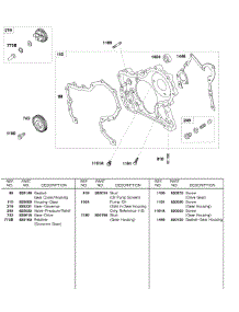 Gear Housing parts for Briggs & Stratton Engine 58E447-0411-E2 from AppliancePartsPros.com