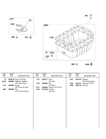 Oil Pan parts for Briggs & Stratton Engine 58E447-0411-E2 from AppliancePartsPros.com