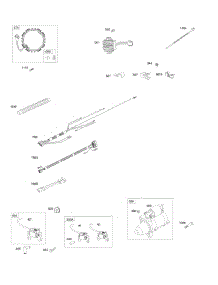 Alternator, Regulator, Wire Harness, Electric Starter parts for Briggs & Stratton Engine 611475-0119-E1 from AppliancePartsPros.com