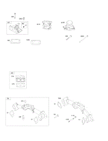 Intake Elbows, Intake Manifolds parts for Briggs & Stratton Engine 611477-0110-E1 from AppliancePartsPros.com