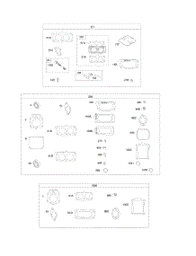 Carburetor Overhaul Kit, Engine / Valve Gasket Sets parts for Briggs & Stratton Engine 611477-0112-E1 from AppliancePartsPros.com