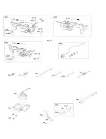 Control Brackets, Springs, Links parts for Briggs & Stratton Engine 611477-0113-E1 from AppliancePartsPros.com