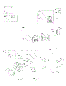 Cylinder Head, Rocker Covers parts for Briggs & Stratton Engine 612177-0100-E1 from AppliancePartsPros.com