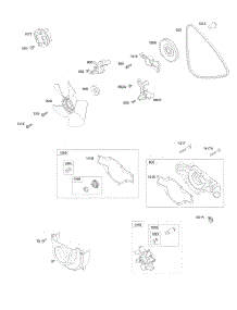 Radiator Fan, Water Pump parts for Briggs & Stratton Engine 612177-0100-E1 from AppliancePartsPros.com