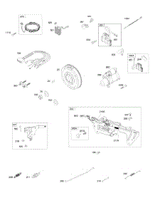 Alternator, Igntion, Flywheel, Starter Motor, Controls, Springs parts for Briggs & Stratton Engine 613177-0114-E1 from AppliancePartsPros.com