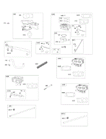 Carburetors, Mixers parts for Briggs & Stratton Engine 613275-0151-E2 from AppliancePartsPros.com