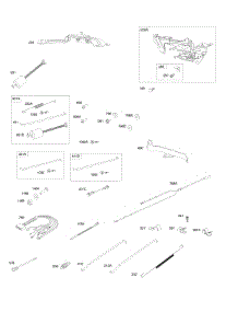 Control Brackets, Actuators, Springs, Links parts for Briggs & Stratton Engine 613275-1155-B2 from AppliancePartsPros.com