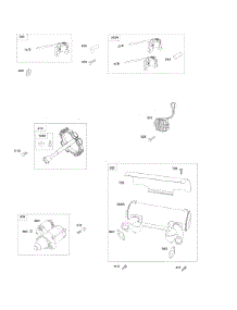 Armatures, Alternator, Muffler, Electric Starter parts for Briggs & Stratton Engine 613277-0001-E1 from AppliancePartsPros.com