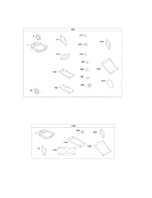 Engine Gasket Set, Valve Gasket Set parts for Briggs & Stratton Engine 613277-0160-B1 from AppliancePartsPros.com