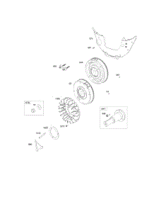 Air Guides, Rotating Screens, Blower Housings parts for Briggs & Stratton Engine 613477-0049-G1 from AppliancePartsPros.com