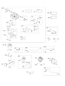 Carburetors (Solenoid) parts for Briggs & Stratton Engine 613477-0166-E1 from AppliancePartsPros.com
