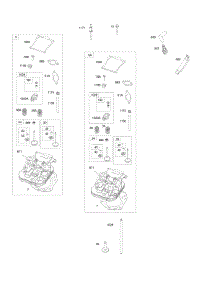 Cylinder Heads parts for Briggs & Stratton Engine 613777-0004-B1 from AppliancePartsPros.com