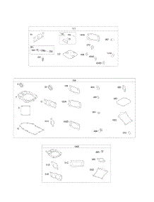 Carburetor Overhaul Kit, Engine / Valve Gasket Sets parts for Briggs & Stratton Engine 613777-0116-G1 from AppliancePartsPros.com