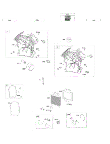 Cylinders, Oil Cooler, Manuals parts for Briggs & Stratton Engine 614275-0002-G1 from AppliancePartsPros.com