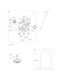 Crankscase Cover, Camshaft parts for Briggs & Stratton Engine 61E477-0005-J1 from AppliancePartsPros.com