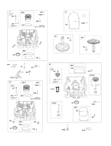 Cylinder Heads, Rocker Covers parts for Briggs & Stratton Engine 61E877-0001-J1 from AppliancePartsPros.com