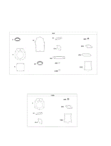 Engine Gasket Set, Valve Gasket Set parts for Briggs & Stratton Engine 61E977-0001-J1 from AppliancePartsPros.com