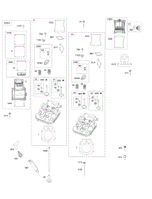 Cylinder Heads, Rocker Covers parts for Briggs & Stratton Engine 61E977-0002-J1 from AppliancePartsPros.com