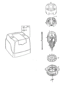 Motor And Housing parts for Briggs & Stratton Engine 748002-0327-01 from AppliancePartsPros.com