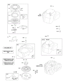 Flywheel, Blower Housing, Cowl, Rewind parts for Briggs & Stratton Engine AA0101-0001-01 from AppliancePartsPros.com
