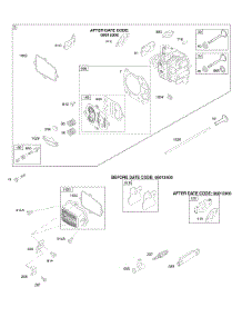 Cylinder Head, Rocker Cover parts for Briggs & Stratton Engine AA0101-0020-01 from AppliancePartsPros.com
