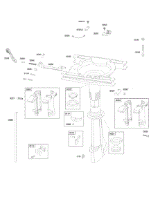 Drive Shaft Housing, Shift Lever, Tilt Brackets parts for Briggs & Stratton Engine AA0101-0025-01 from AppliancePartsPros.com