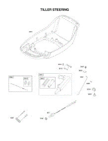 Tiller Steering parts for Briggs & Stratton Engine AA0201-0101-01 from AppliancePartsPros.com