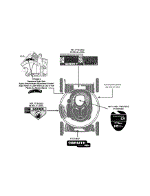 Label Map 11A-A06n778 parts for Brute Push Walk-Behind Mower 11A-A06N778 / 2013 from AppliancePartsPros.com