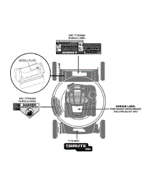 Label Map 11A-A0a9778 parts for Brute Push Walk-Behind Mower 11A-A0A9778 / 2015 from AppliancePartsPros.com