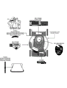 Label Map 12A-A06m078 parts for Brute Self-Propelled Walk-Behind Mower 12A-A06M078 / 2013 from AppliancePartsPros.com
