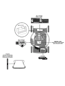 Label Map 12A-A0a9778 parts for Brute Self-Propelled Walk-Behind Mower 12A-A0A9778 / 2015 from AppliancePartsPros.com