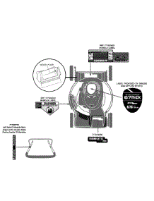 Label Map 12A-A0bg778 parts for Brute Self-Propelled Walk-Behind Mower 12A-A0BG778 / 2014 from AppliancePartsPros.com