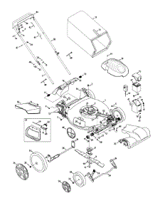 General Assembly parts for Brute Self-Propelled Walk-Behind Mower 12A-B25U778 / 2013 from AppliancePartsPros.com