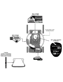 Label Map 12A-B25u778 parts for Brute Self-Propelled Walk-Behind Mower 12A-B25U778 / 2013 from AppliancePartsPros.com