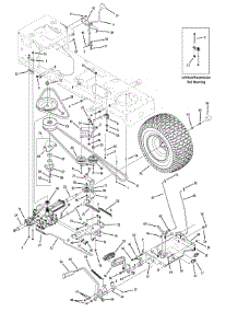 Drive System parts for Brute Lawn Tractor 13AL605H057 / 2009 from AppliancePartsPros.com