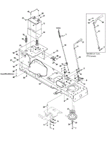 Frame & Manual Pto parts for Brute Lawn Tractor 13AL605H057 / 2009 from AppliancePartsPros.com