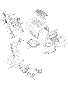 Hood & Dash Assembly parts for Brute Lawn Tractor 13AL605H057 / 2009 from AppliancePartsPros.com