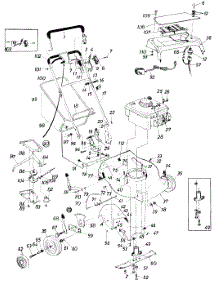 Parts10 parts for Cenex Self-Propelled Walk-Behind Mower 125-366-095 / 1985 from AppliancePartsPros.com