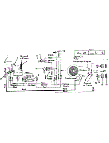 Electrical With Headlights Tecumseh Engine parts for Cenex Lawn Tractor 135-669-095 / 1985 from AppliancePartsPros.com