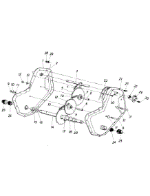 Chain Case (Wheels) parts for Cenex Tiller 405 from AppliancePartsPros.com