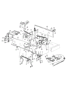 Deck Lift & Hanger parts for Central Park Lawn Tractor 133M617G331 / 1993 from AppliancePartsPros.com