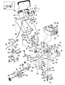 Parts parts for Coast To Coast Self-Propelled Walk-Behind Mower 481-0255 / 1985 from AppliancePartsPros.com