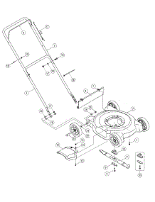 General Assembly parts for Columbia Push Walk-Behind Mower 11A-020B597 / 2008 from AppliancePartsPros.com