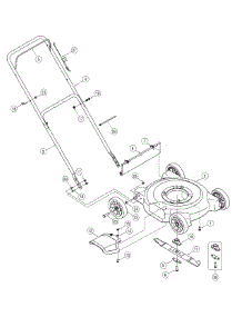 General Assembly parts for Columbia Push Walk-Behind Mower 11A-020B597 / 2009 from AppliancePartsPros.com