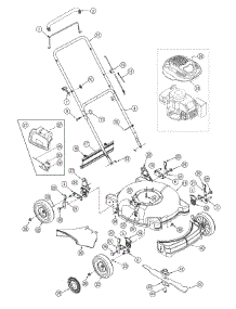 General Assembly parts for Columbia Push Walk-Behind Mower 11A-109Q597 / 2008 from AppliancePartsPros.com